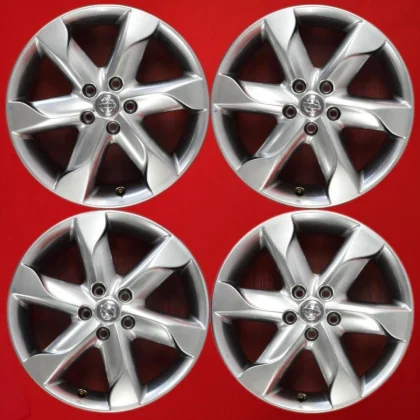 JDM Set of 4 Nissan Villageno Z51 Genuine 6-Spoke Aluminum Wheels Used No Tires
