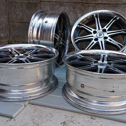 JDM 4Book work Schwart SC1 167J+33 PCD100-4H Deep rim twin spoke black No Tires