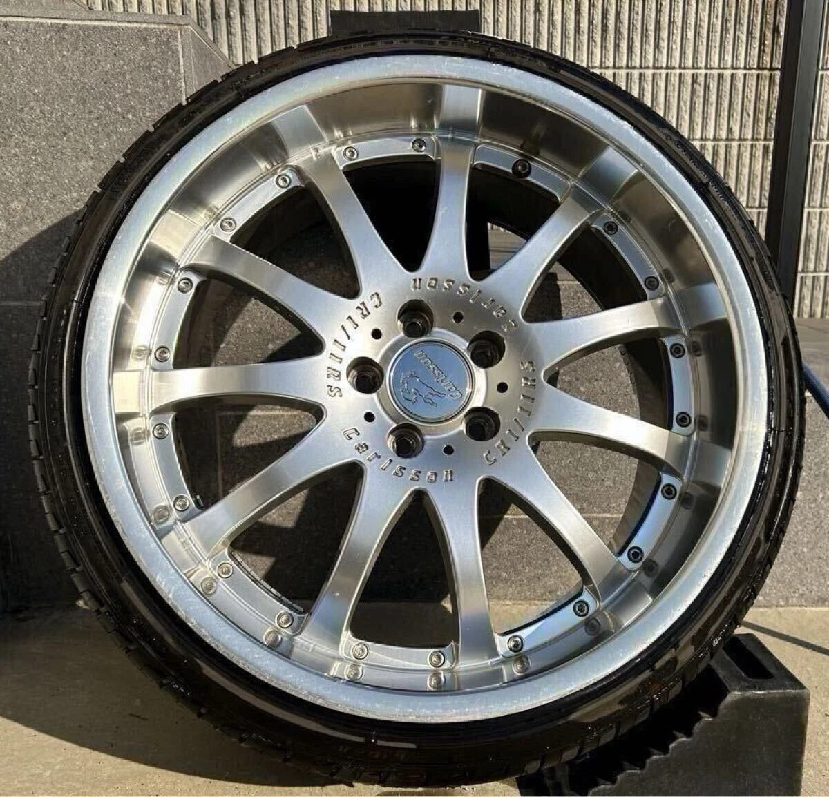 JDM Carlson 1/11 20-inch 8.5j+40 9.5j+40 Rare Deep Rim PCD114 Celsior No Tires - Image 5