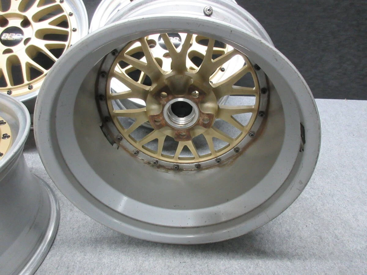 JDM Out of print model popular gold BBS LM 17 Crown Mark X Lexus Elgra No Tires - Image 10