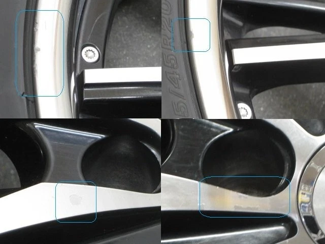 JDM Used ANHELO CORAZON CHARMANT 20-inch & BS ALENZA001 265/45R20 4-Bo No Tires - Image 6