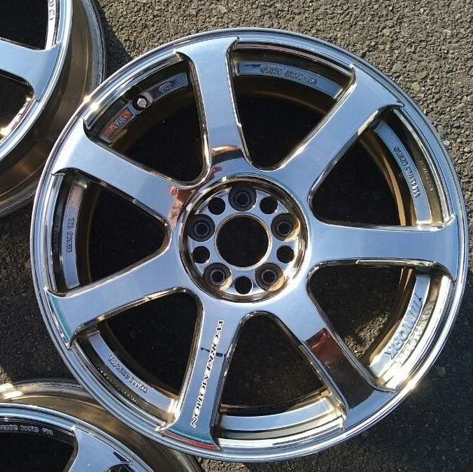 JDM Rare good condition WORK EMOTION XT7 for Prius Corolla Subaru PCD1 No Tires - Image 2