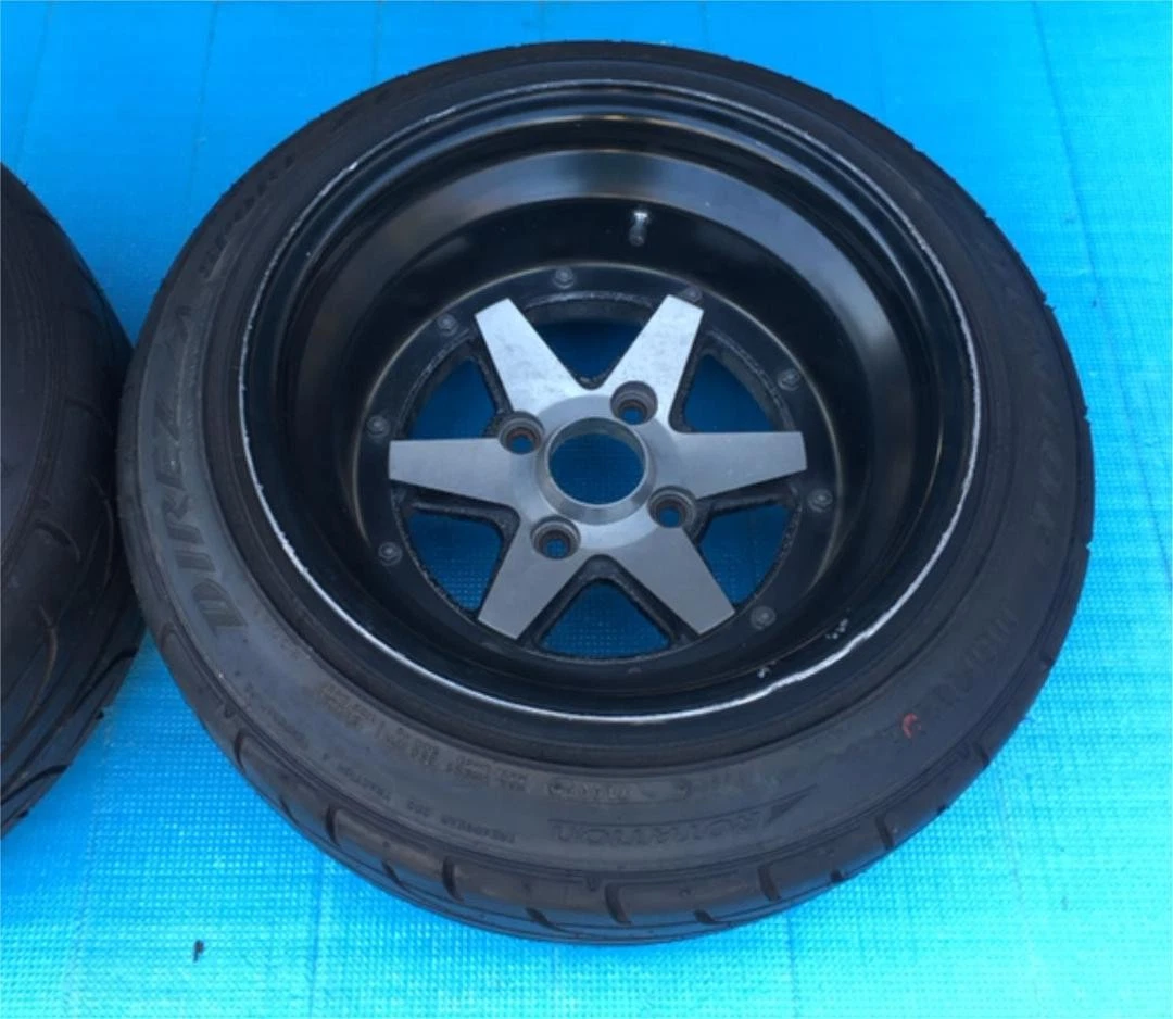 JDM Rare Longchamp XR4 9.5j deep rim SSR No Tires - Image 3
