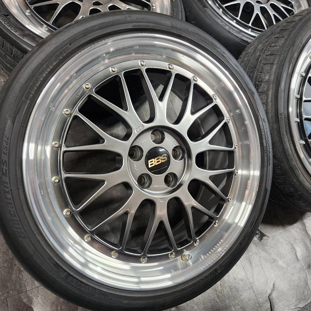 JDM BBS LM Limited Color LM247 Rare PCD 100-5H Fits Prius/BRZ/86/Wish/ No Tires - Image 2