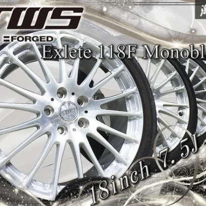 JDM forging TWS Exreit 118F Monoblock 187.5J +50 5-hole PCD114.3 Wheel No Tires
