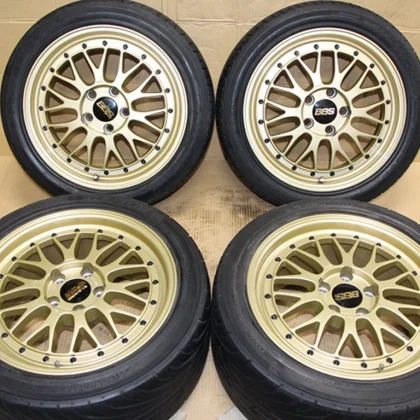 JDM A40 Rare Forging Lightweight BBS LM094X LM069X 17X7J+53 9J+55 PCD1 No Tires