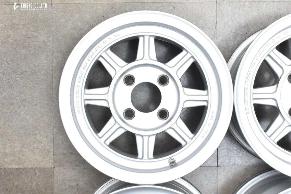 JDM Hayashi Racing Street Mag 14-inch 6JJ +15 PCD114.3 4H 4Book Sprint No Tires - Image 5