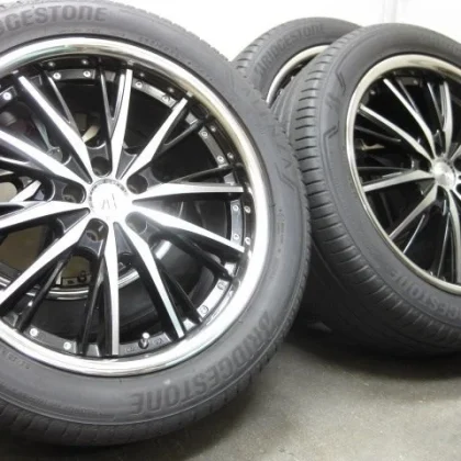 JDM Used ANHELO CORAZON CHARMANT 20-inch & BS ALENZA001 265/45R20 4-Bo No Tires