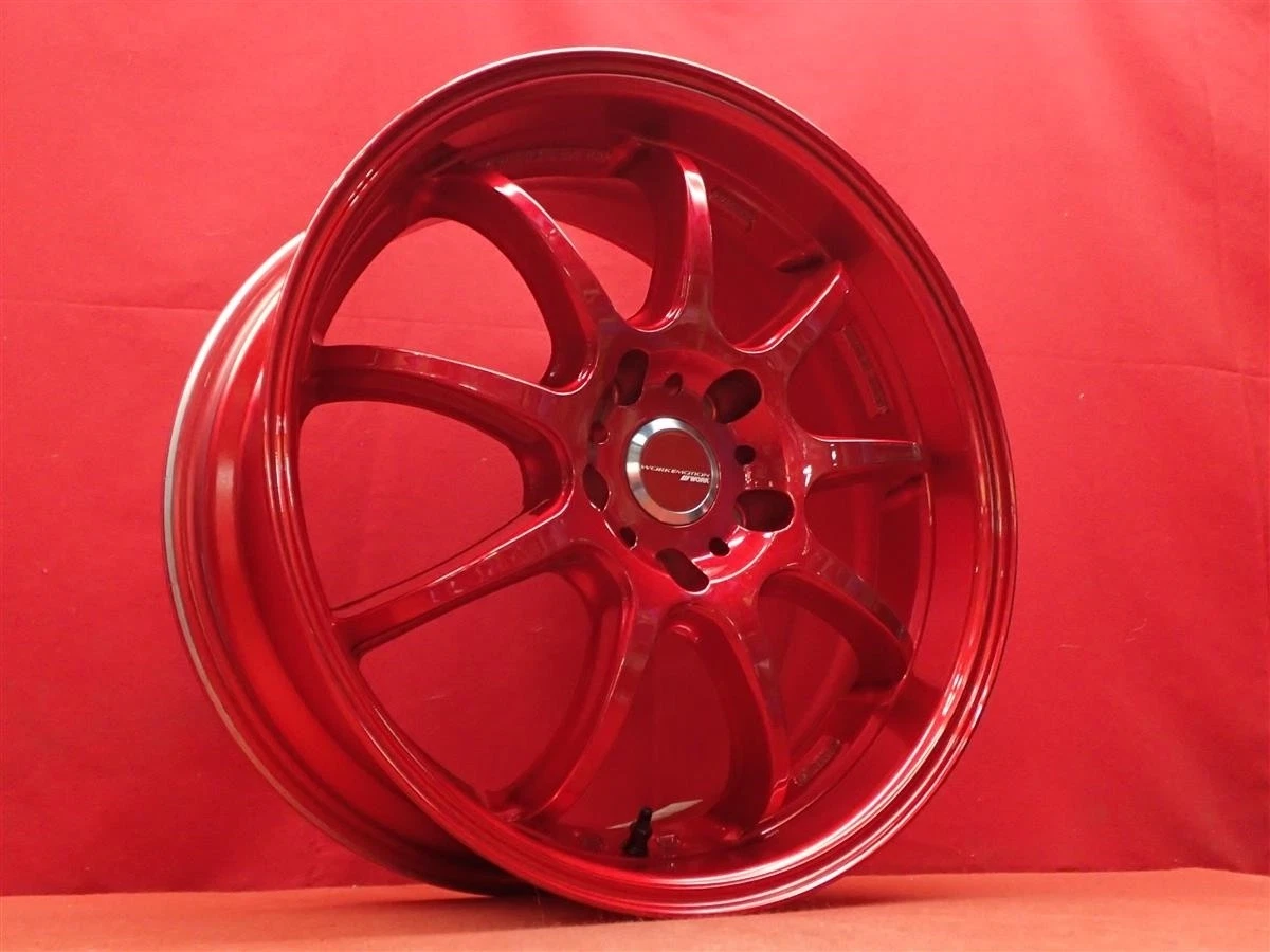 JDM WORK EMOTION D9R Wheels 4-Bolt Pattern 7.5/8.5J-18 PCD120 5x120 +3 No Tires - Image 2