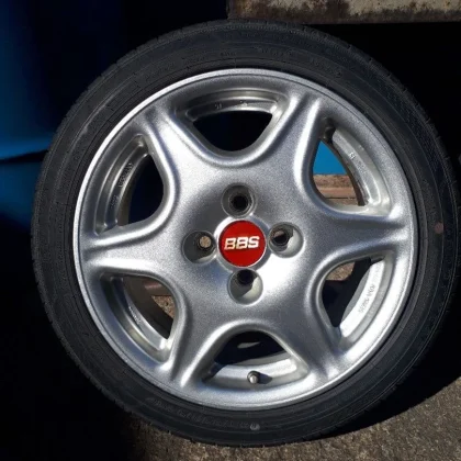 JDM BBS 15-inch aluminum wheels 7J4x100 Wedswork SSR No Tires