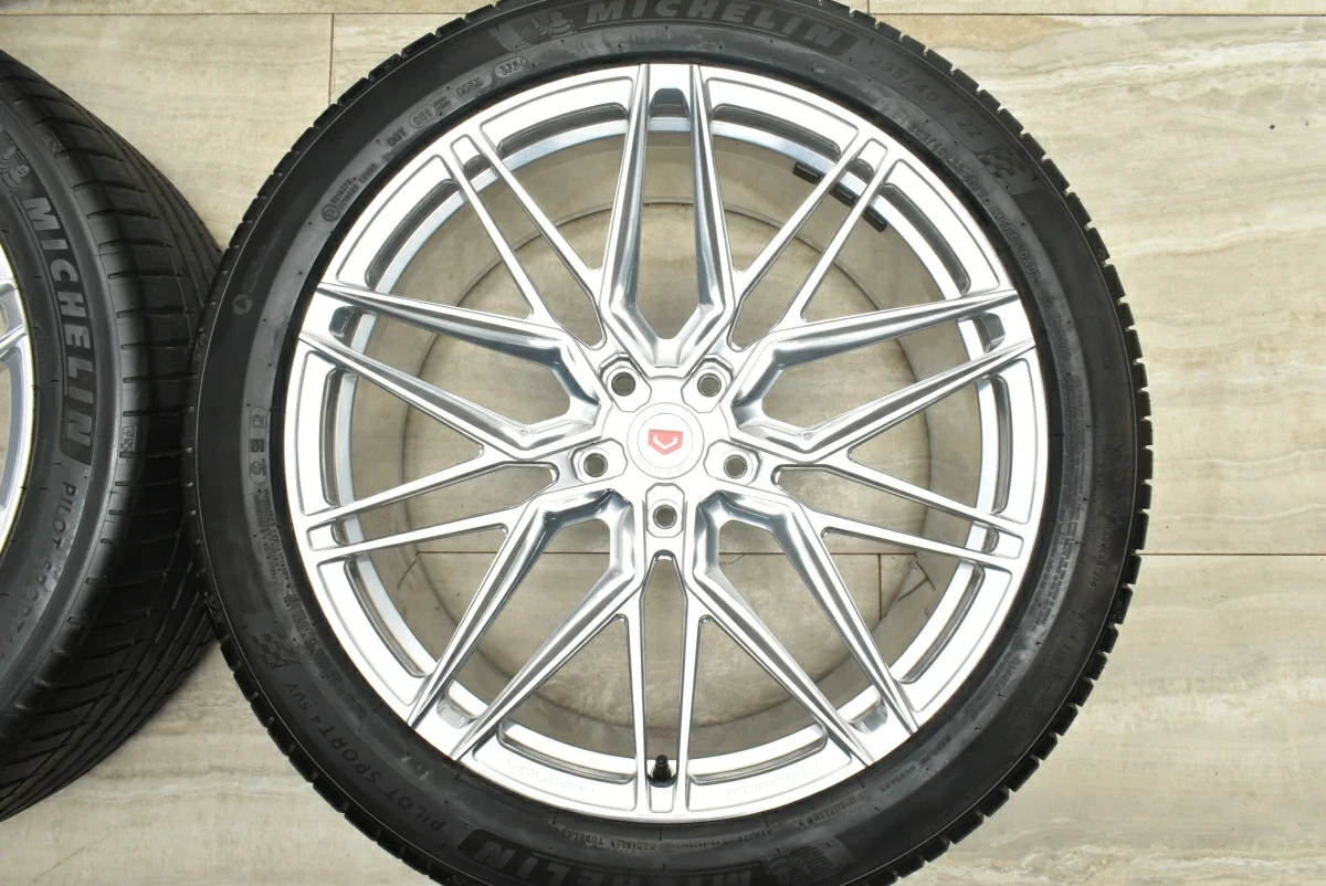 JDM Used VOSSEN EVO EVO-5 4-Book Set 2210.0J x 22+18 PCD 130 295/40R22 No Tires - Image 5