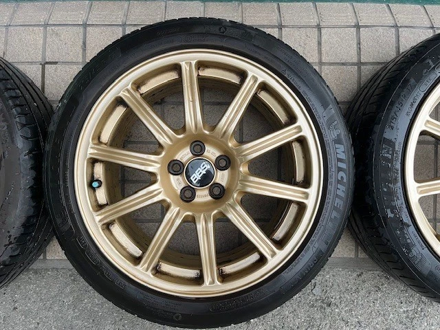 JDM Direct Pickup Limited Subaru STI BBS RV723 17PCD100 5-Lug 7.5J+53 No Tires - Image 4