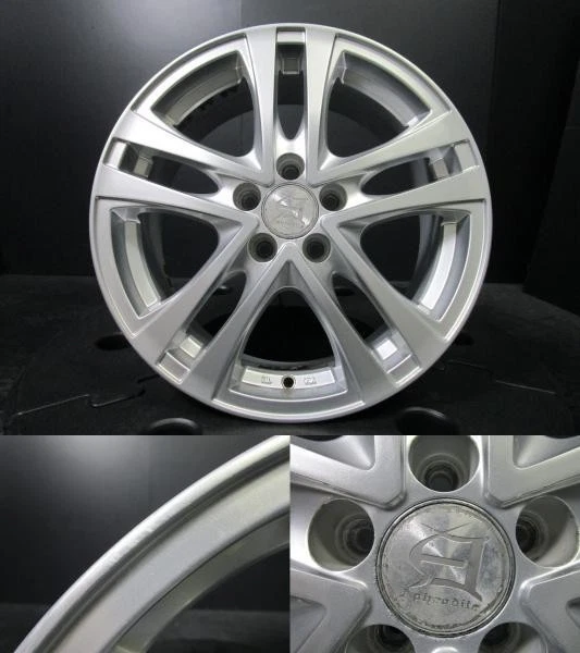 JDM Aphrodite WX 7J-17+48 114.3 silver wheels with Goodyear IceNavi 7 No Tires - Image 4