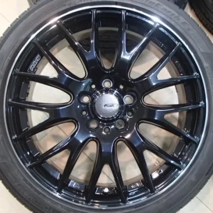 JDM Wheels only: 4-wheel set Rays Village 2x9 7.5J 18in IS+50 114.3 fo No Tires