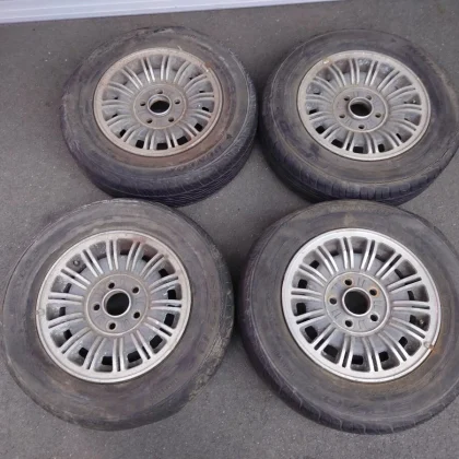 JDM Rare MS112 Crown Royal Saloon G OEM Wheels 4Book 14-inch 5.5J +27 No Tires