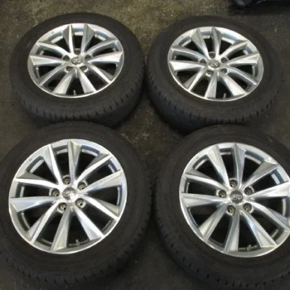 JDM Inspected Skyline DAA-HV37 Genuine Aluminum Wheels 17-inch x 7.1/2 No Tires