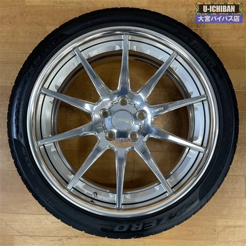 JDM TWS WS10 8.0J 19+45 & 9.0J 19+47 5H 112 & P-ZERO 225/40R19 1993Y 2 No Tires - Image 3