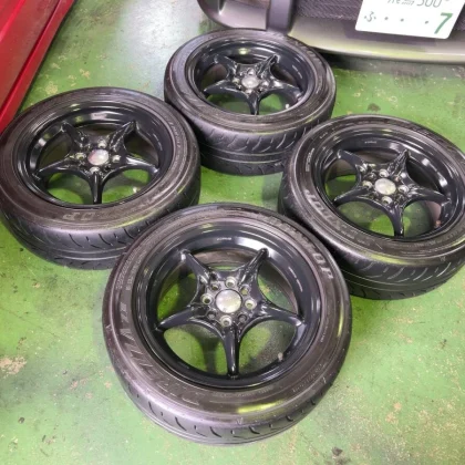 JDM DEEPSRACING Nothing Limited Mugen RNR 156.5J +45 PCD100 DIREZZA ZI No Tires