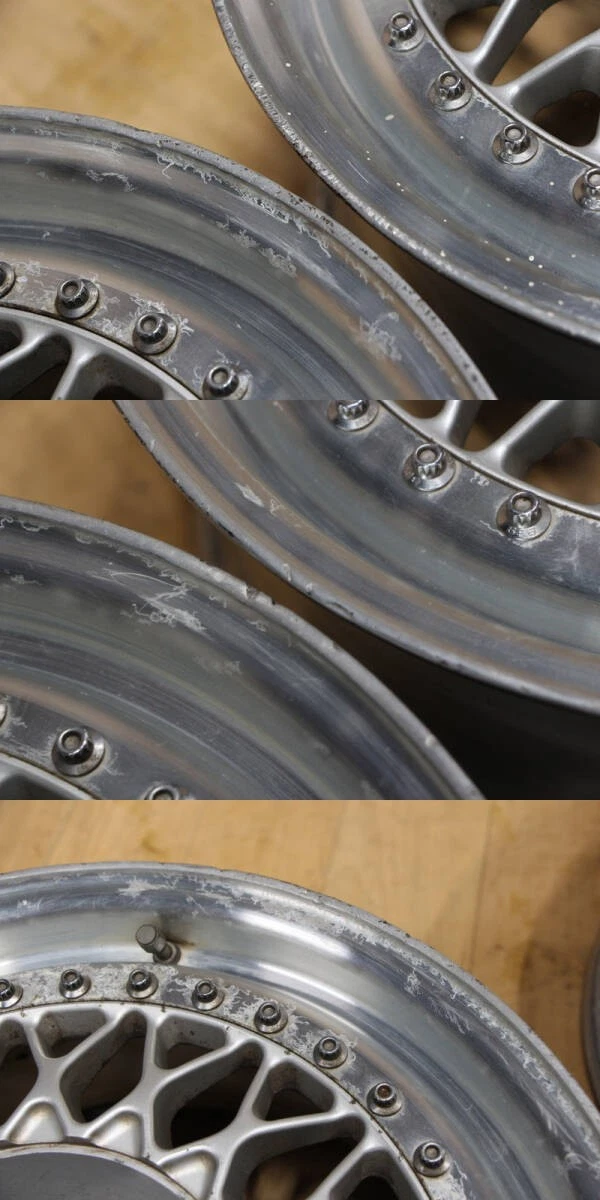 JDM B516 Deep Rim Out of Production Rare BBS RS317 16x7.5J+35 PCD114.3 No Tires - Image 9