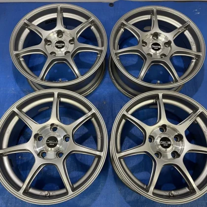 JDM Out of print rare Enkei ENKEI_RACING_RS + M16x7J +35 114.3/5H Civ No Tires
