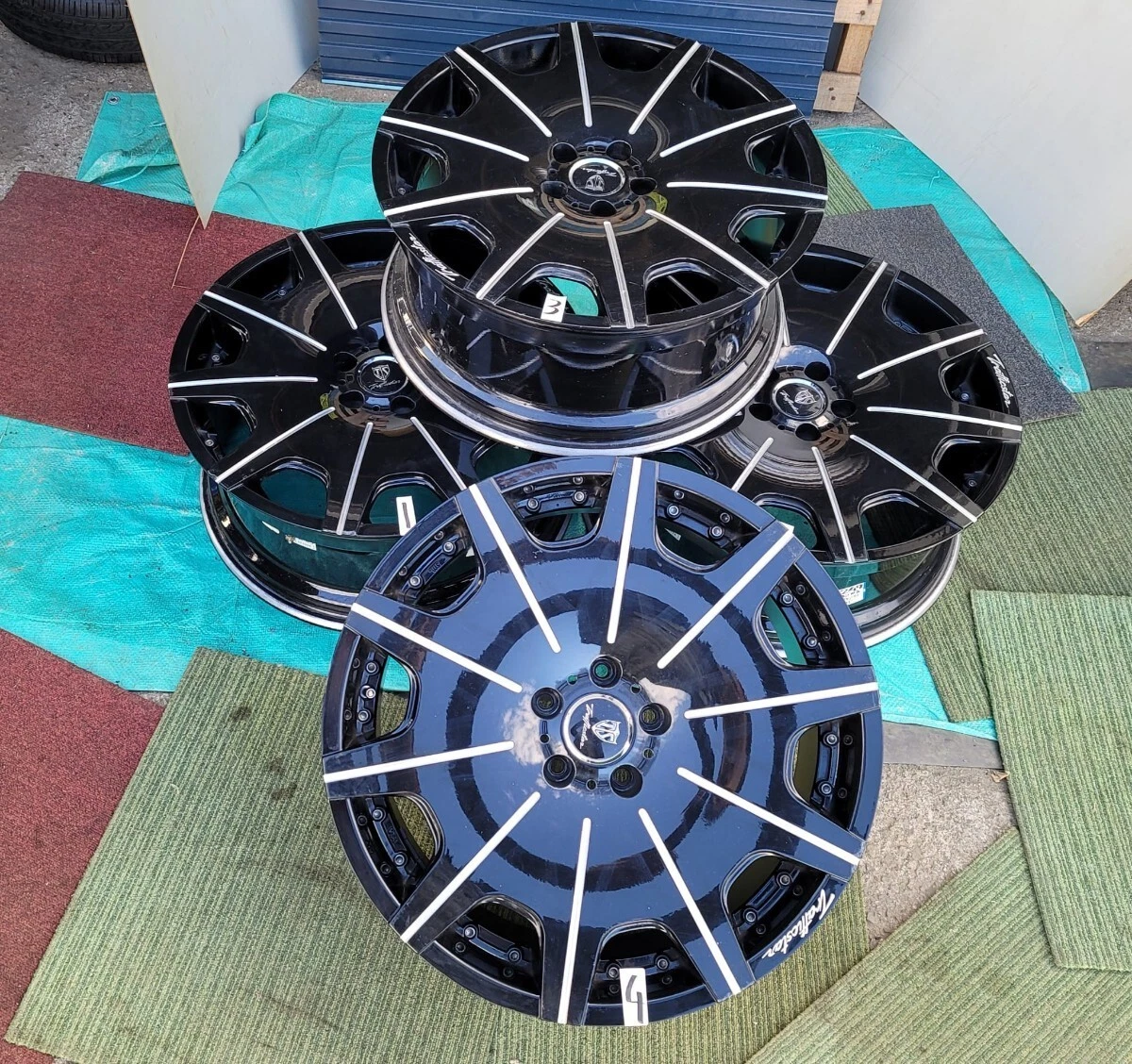 JDM Superb Trafficstar Traffic Star Wheels 20-inch 8.5J +35 PCD114.3 5 No Tires - Image 6