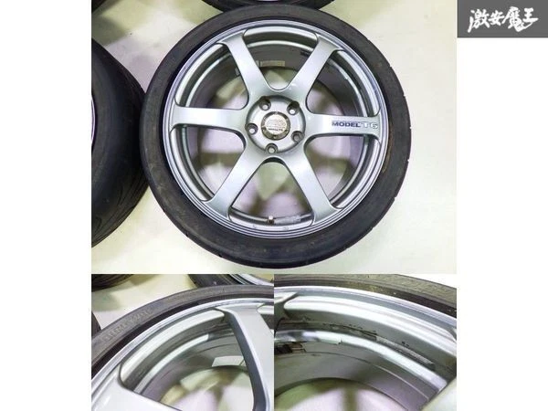 JDM Discontinued YOKOHAMA AVS Model T6 188J +48 / 9J +45 5H PCD114.3 W No Tires - Image 3
