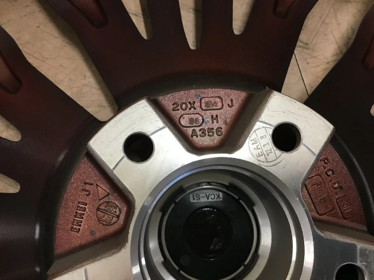 JDM Big Tahara Outlet: AME Sharen XR75 208.5/9.5J 5-lug 114.3 +38 win No Tires - Image 5