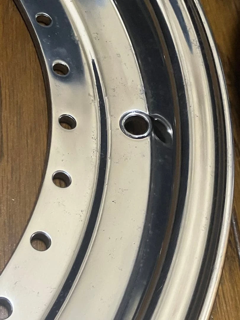 JDM BBS 17inch 1.5J genuine outer lip 2 pieces① No Tires - Image 10