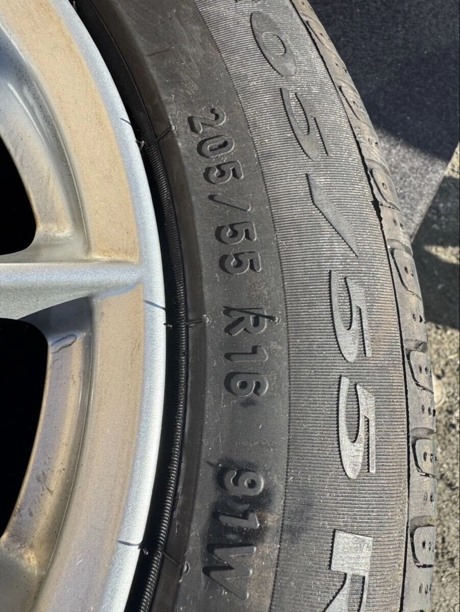 JDM ⑦ BMW Tire & Wheel Set 205/55R16 Used Limited to Hand Delivery No Tires - Image 2