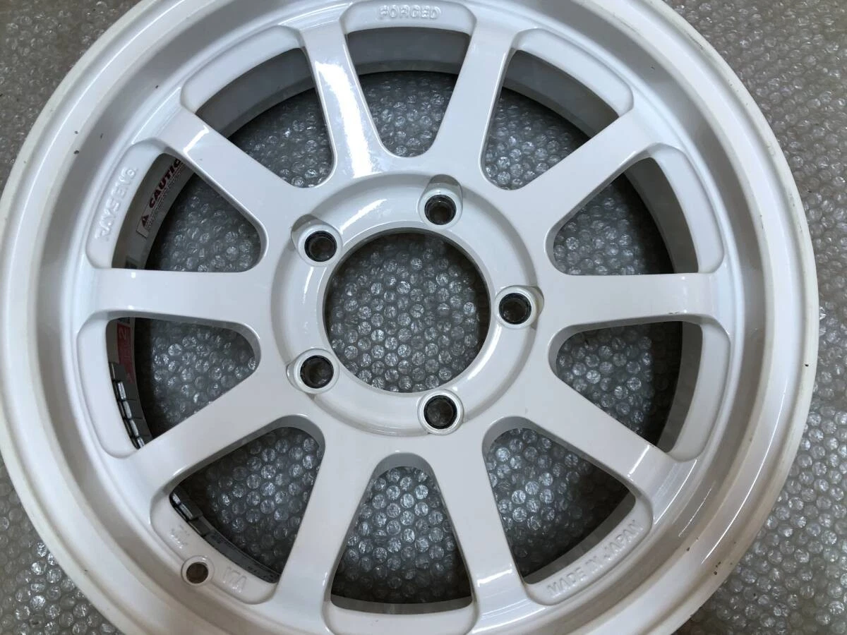 JDM ① Rare RAYS A-LAP-J PRO A-Lap J FORGED 165J -18 Aluminum Wheels Wh No Tires - Image 5