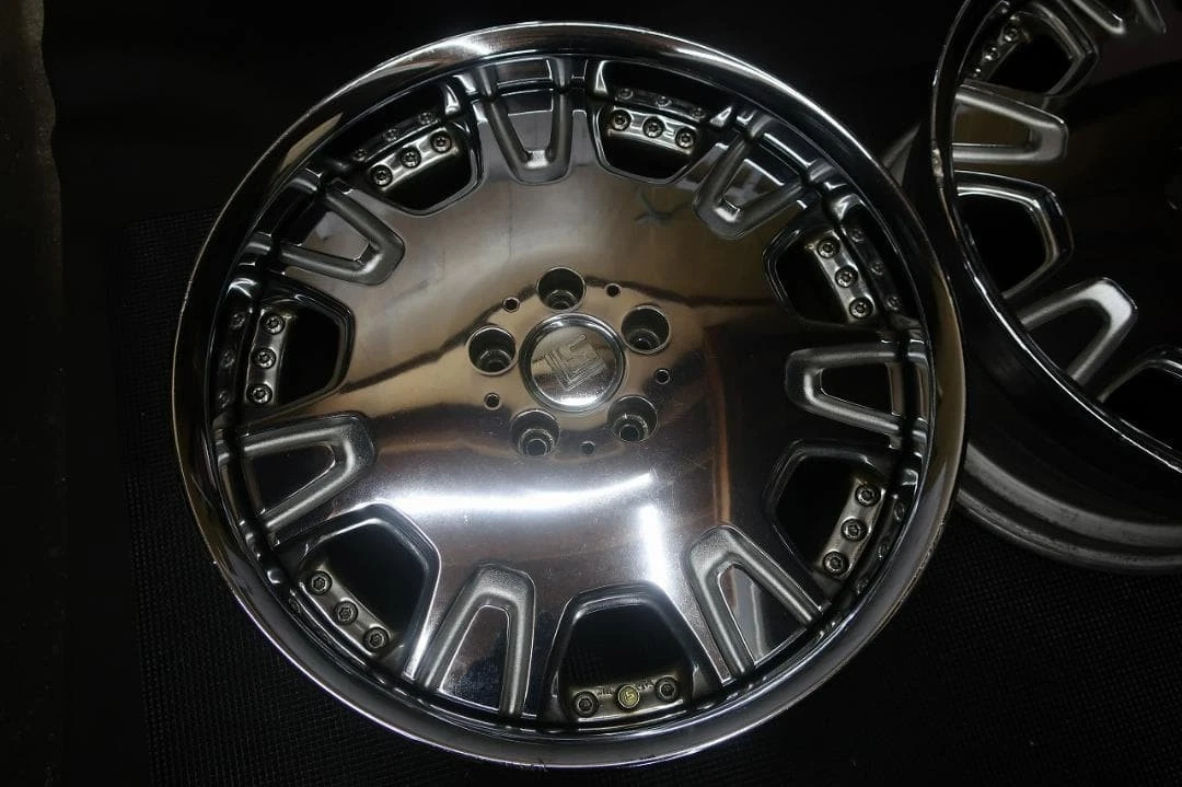 JDM WORK LS507 198.5J +45 9.5J +52 4Book Plated No Tires - Image 4