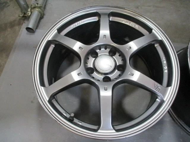 JDM BH381 Used RAYS Forged Aluminum Wheels 4-piece set 18x8.5J/9.5J +3 No Tires - Image 4
