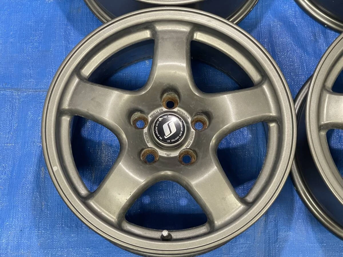 JDM ③Rare BNR32 Skyline GT-R genuine lightweight forging aluminum whee No Tires - Image 4