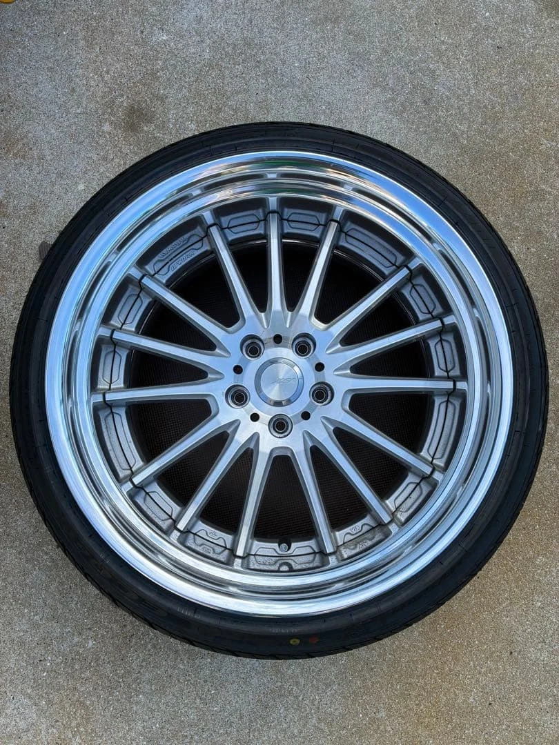 JDM Work XSA Sen 05C 19 inch 10.5j ±0 through No Tires - Image 5