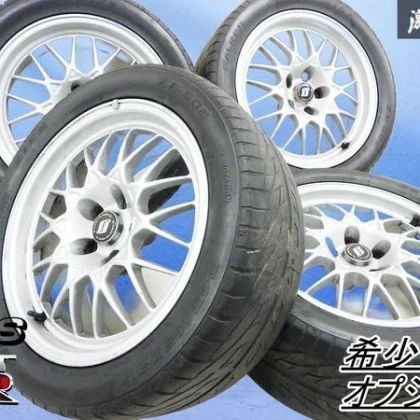 JDM Rare Nissan Genuine OP BBS BNR32 Skyline GT-R Wheels Forging 178J+ No Tires