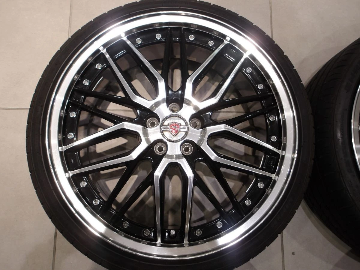 JDM H AME LMX 19 5H100 7.5J+48 215/35R19 30 50 Prius Corolla Sports Le No Tires - Image 4