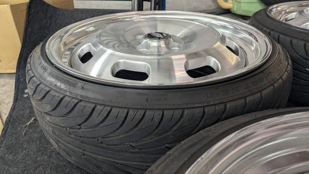 JDM WORK 17 Aluminum Wheel Set PCD 4-100 No Tires - Image 6