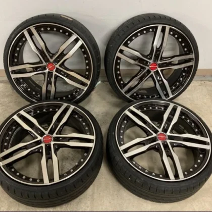 JDM Used AME Sharlen XF-55 20x8J 5H114.3 +38 4-Book Set Available for No Tires