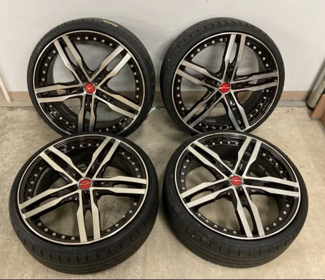 JDM Used AME Sharlen XF-55 20x8J 5H114.3 +38 4-Book Set Available for No Tires