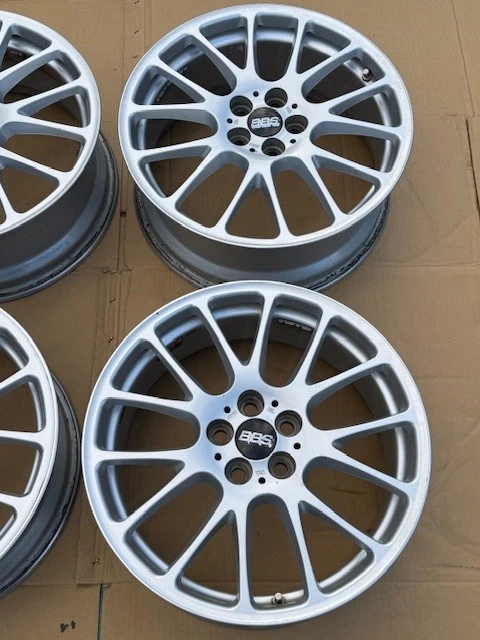 JDM BBS Genuine 17-inch Aluminum Wheel Set 4Book 7J +50 PCD100 BBS No Tires - Image 2
