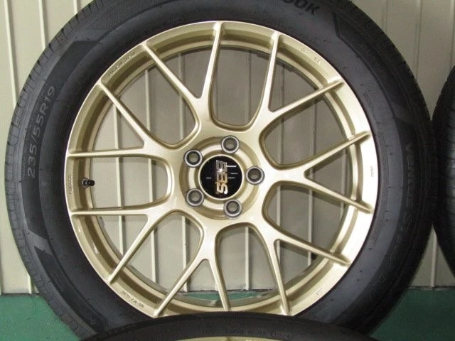 JDM BBS RE-V7 Forged Gold Wheels No Scratches for X-Trail Harrier NX C No Tires - Image 2