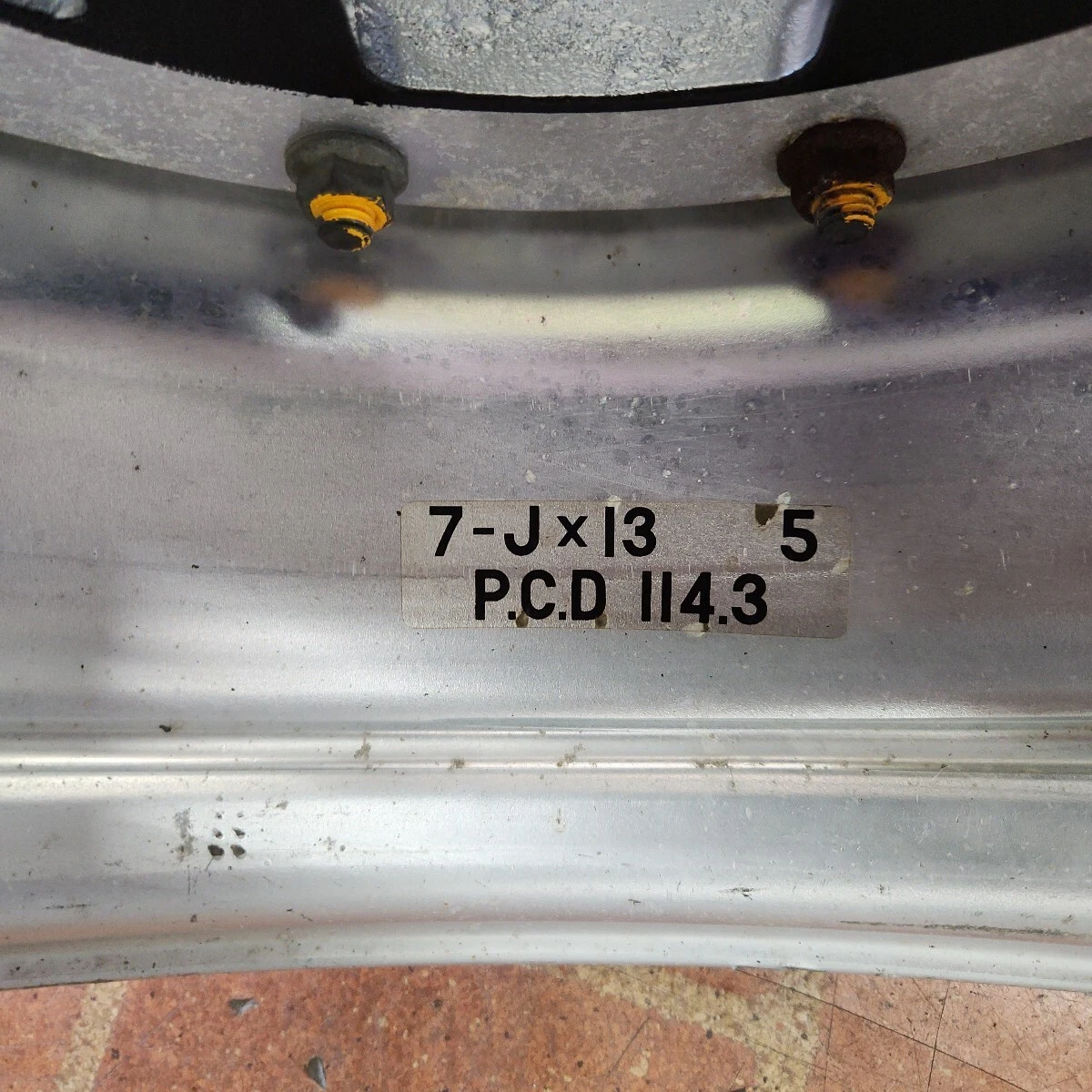 JDM Deep rim old car Enkei ENKEI Fortress Four 13 inches 6J+15 7J+5 4H No Tires - Image 10