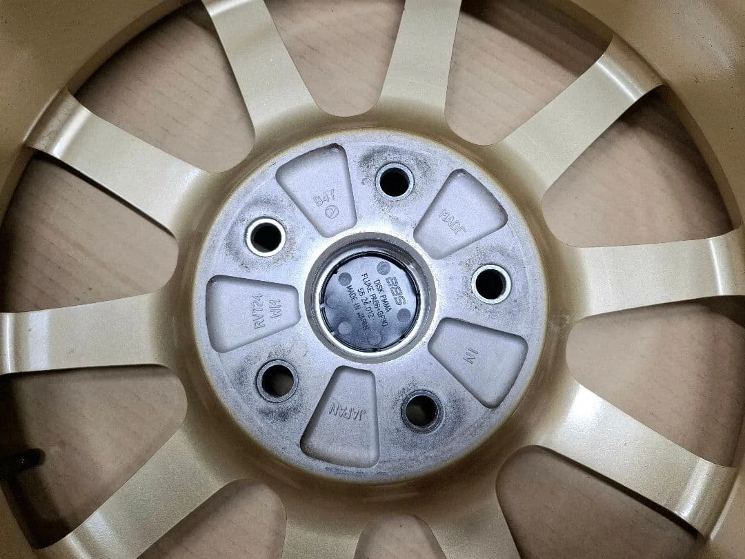 JDM Superb Subaru WRX STI Genuine BBS Wheels 4Book Forging 8.0J No Tires - Image 11