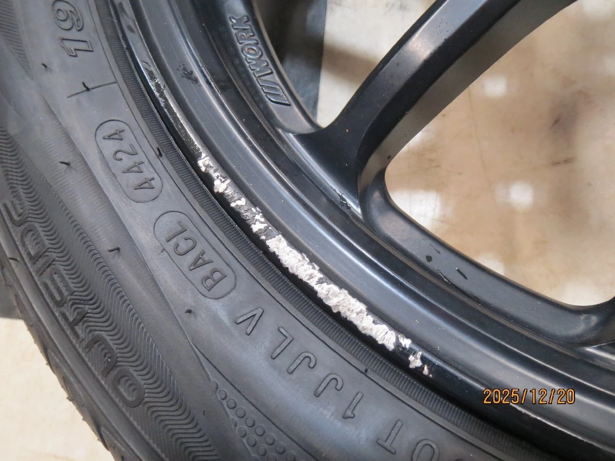 JDM WORK EMOTION 11R 16" Roadster/Vitz 6.5J +42 4H100 Used 24-year-old No Tires - Image 8