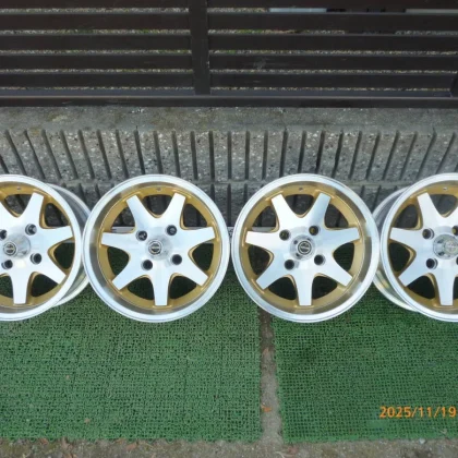 JDM CAPONE 7-Bx14 14x7J 114.3 4-hole 4-Book deep rim 4-Individual old No Tires