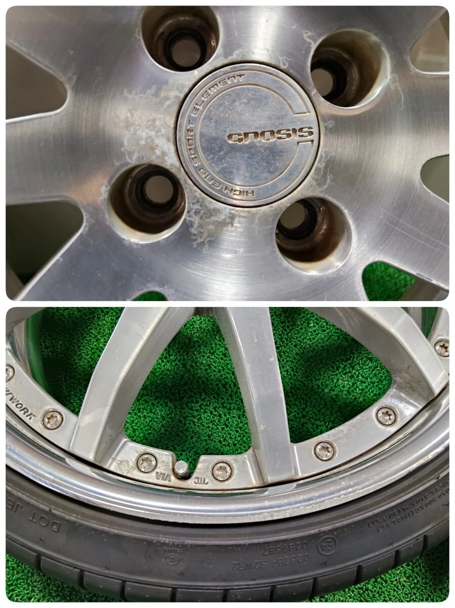 JDM Custom WORK Gnosis GS1 187.5J +54 PCD100 4-lug O-disc MINERVA 215/ No Tires - Image 8