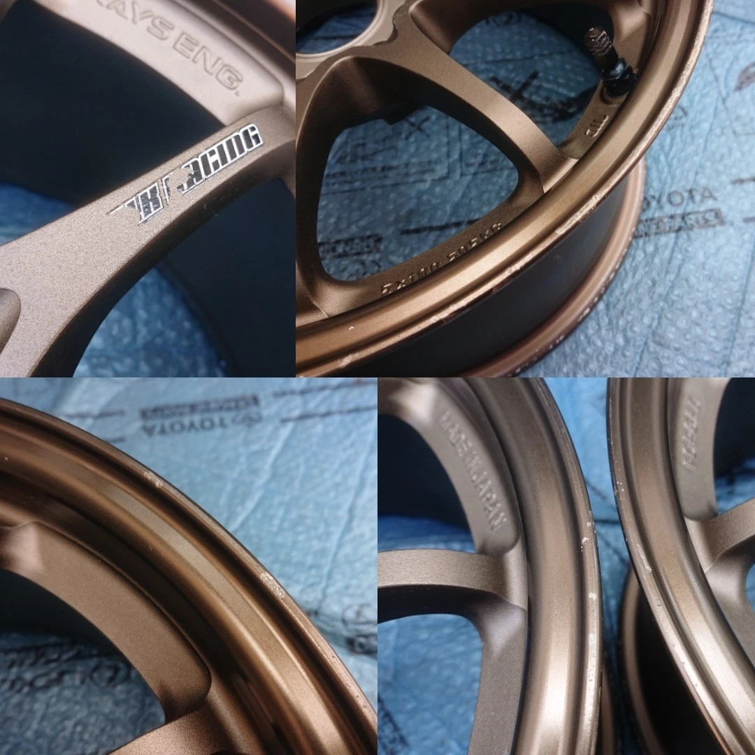 JDM Ultra-rare lightweight forged RAYS Volk Racing CE28N wheels 168.5J No Tires - Image 7