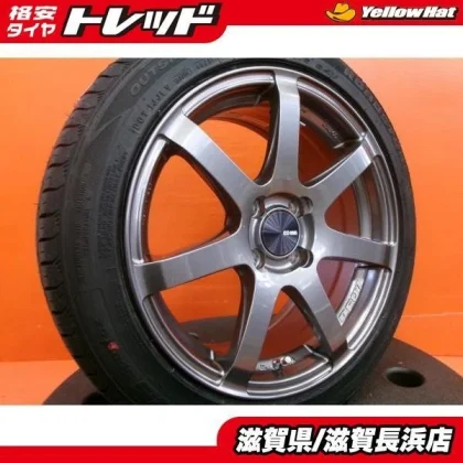 JDM Used ENKEI PF07 164H-100 RS ES04 195/50R16 summer tires 4-pack for No Tires