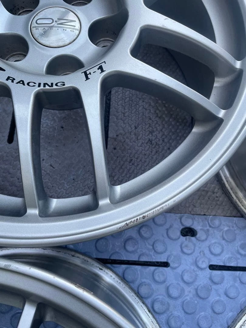 JDM Mitsubishi Genuine OZRacing Enkei 17 Wheels 4-Pack No Tires - Image 4