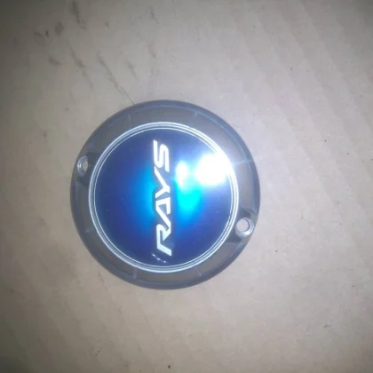 JDM RAYS gramLIGHTS Gra Village Center Cap Blue No Tires